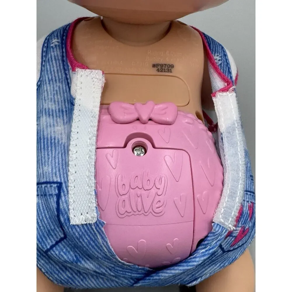 Baby Alive CRAWL 'N PLAY HARPER Hugs Doll Sounds Works Blonde 2023